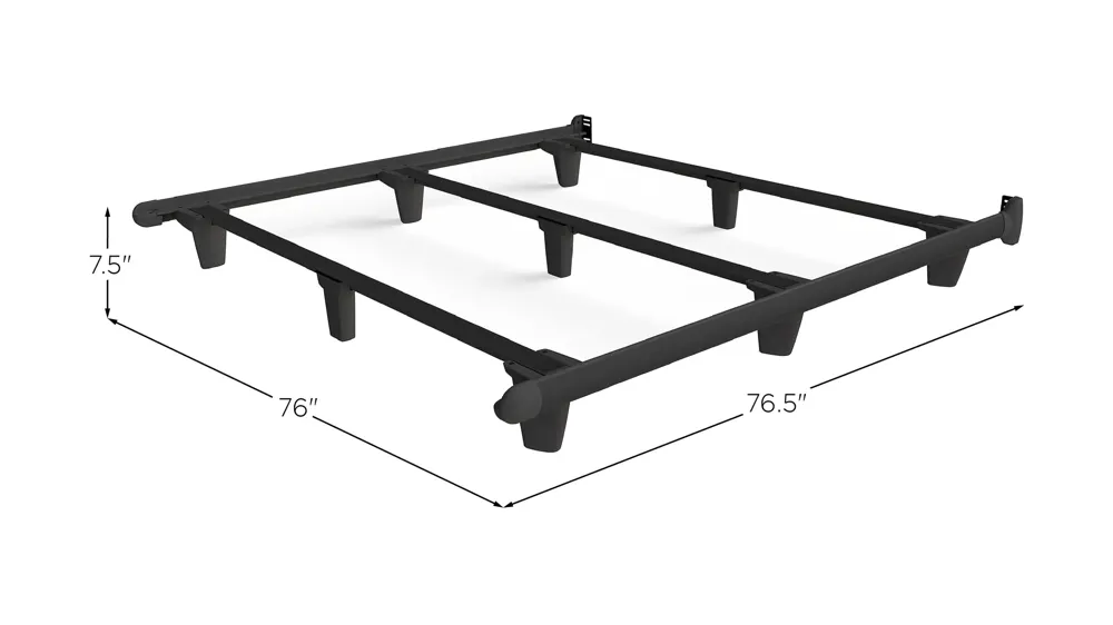 Embrace Bed Frame w/ Glides Dimensions