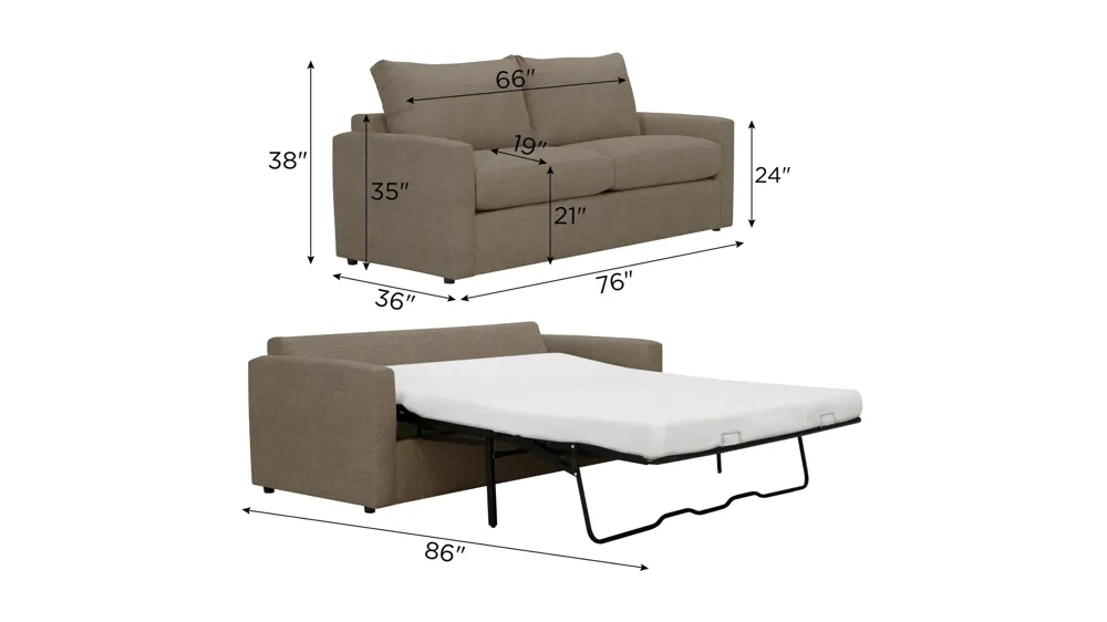 Penny Queen Sleeper Dimensions