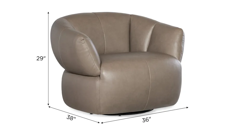 Aria Swivel Chair Dimensions