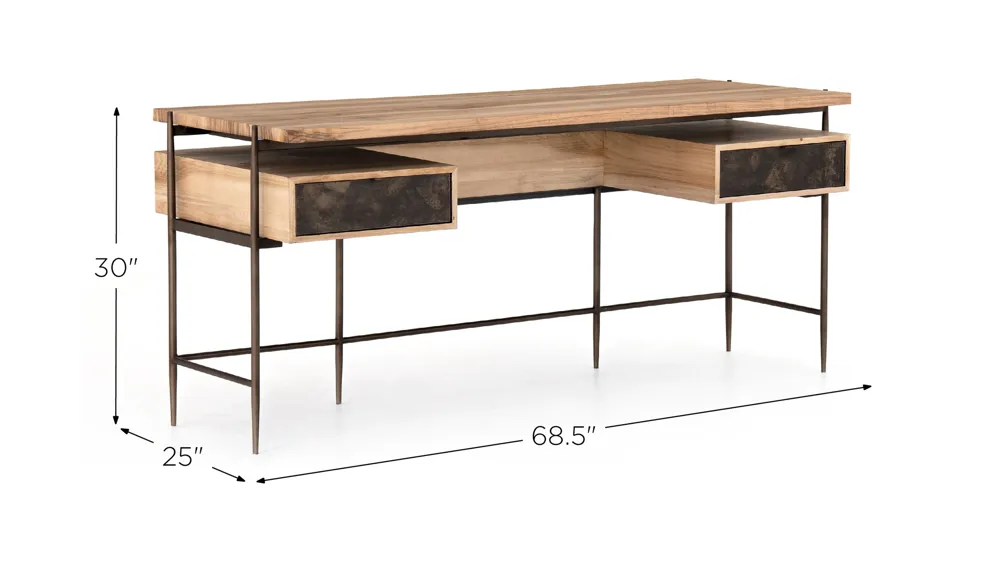 Miguel Writing Desk Dimensions