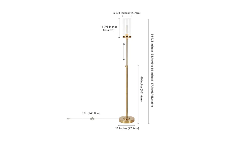 Lucien Floor Lamp Dimensions