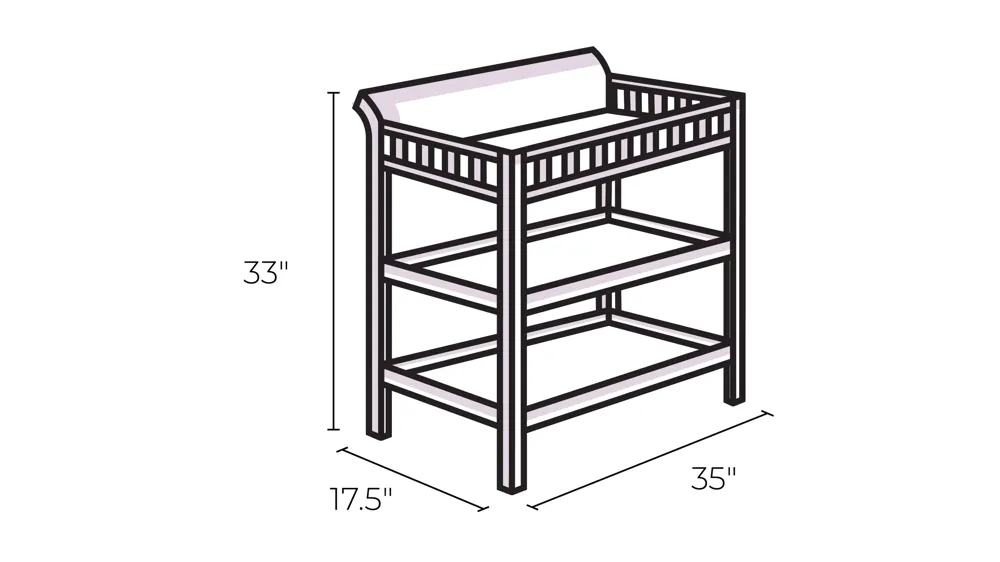 Livia Changing Table Dimensions