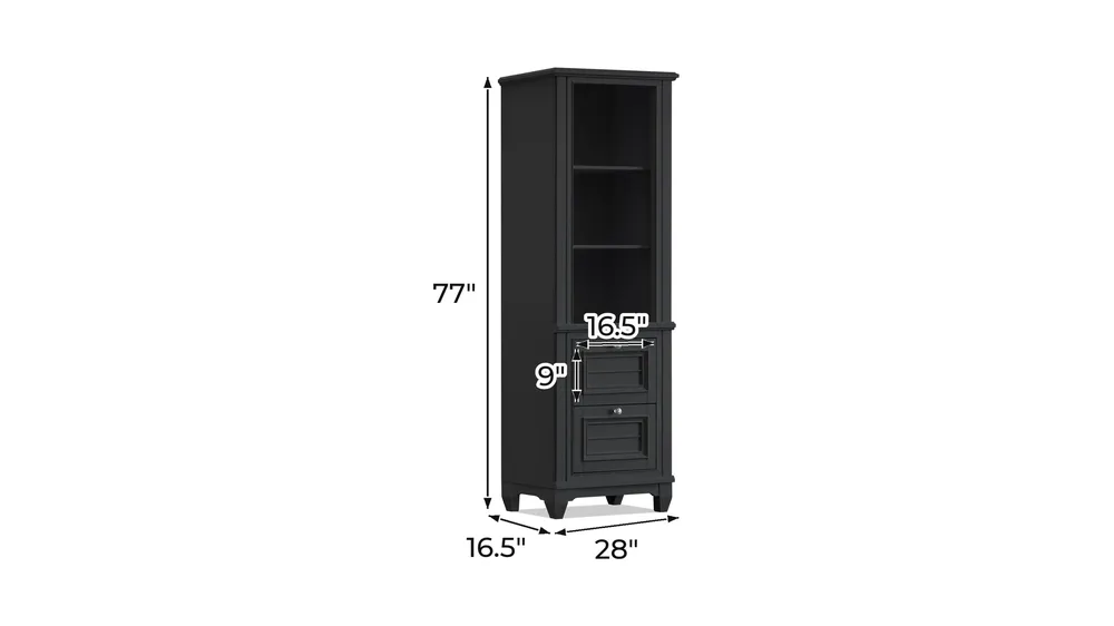 Cape Town Pier Bookcase Dimensions