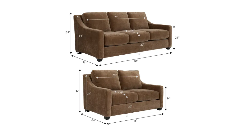 Beckwith Living Room Set Dimensions