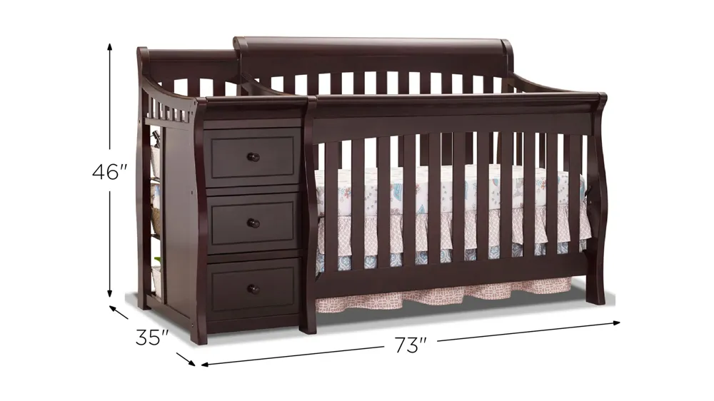 Princeton Elite Crib & Changer Dimensions