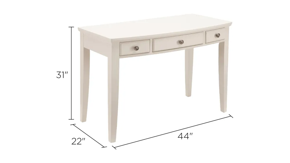 Kylie Youth Vanity Desk Dimensions