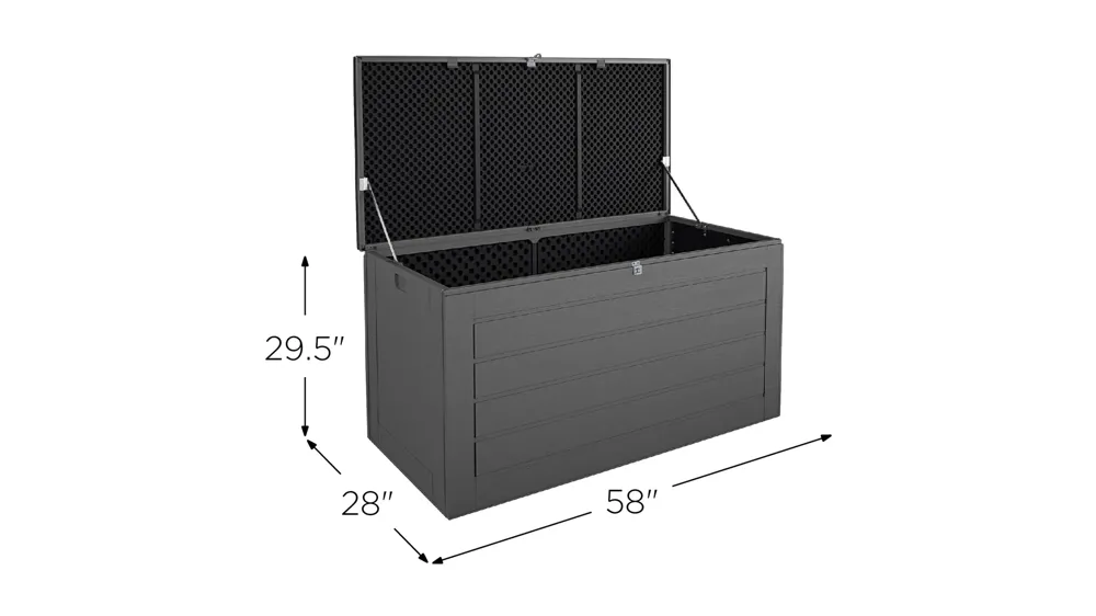 COSCO Outdoor Patio Deck Storage Box Dimensions