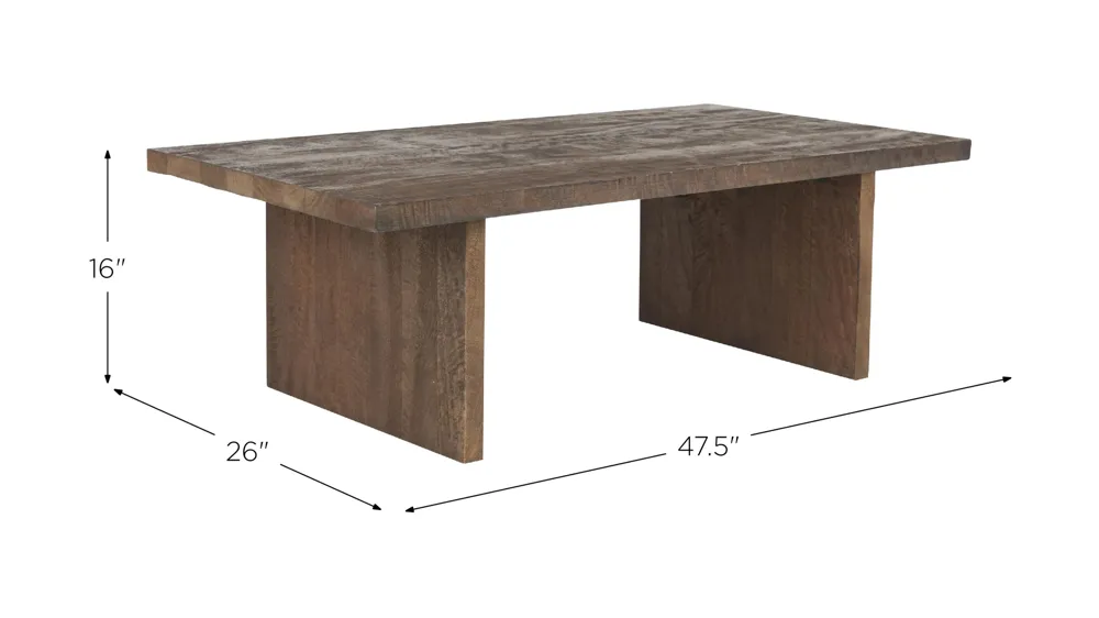 Noam Coffee Table Dimensions