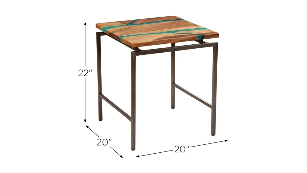 Tamra End Table Dimensions