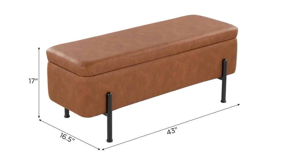 Daniella Storage Bench Dimensions