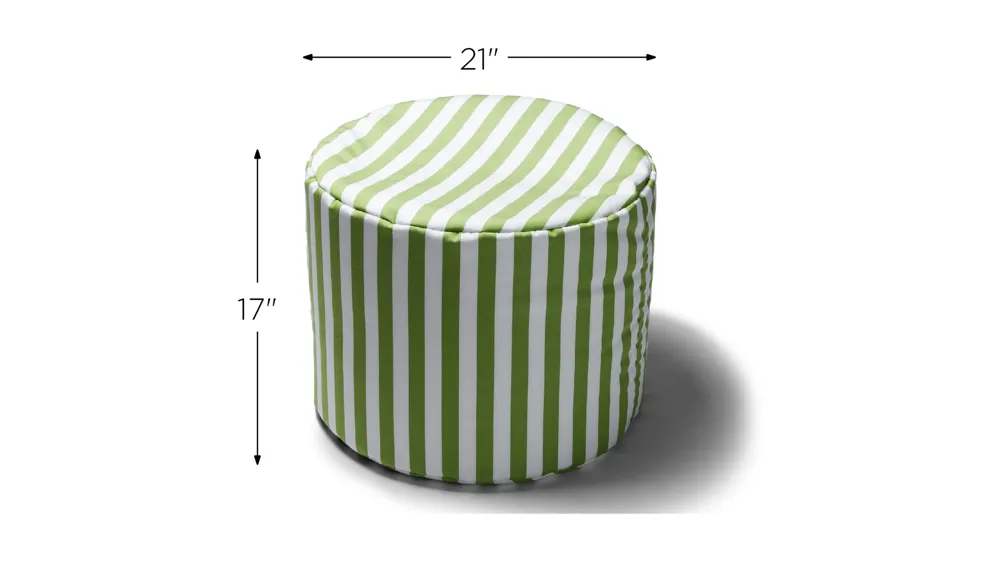 Jana Outdoor Ottoman Dimensions