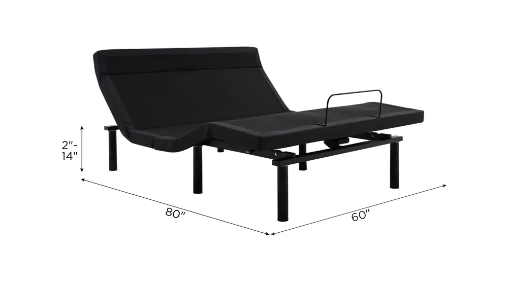 Baselogic Platinum Adjustable Base Dimensions