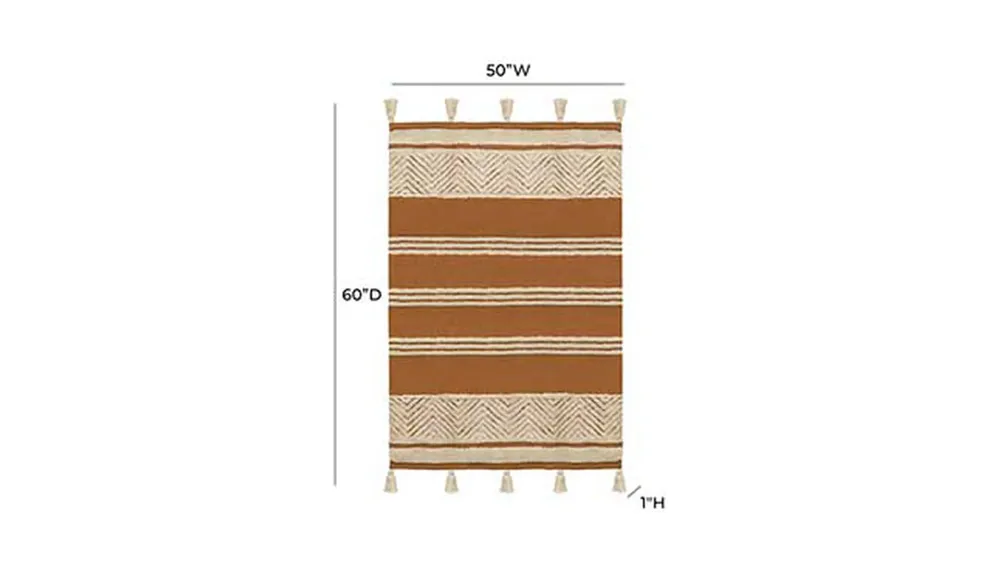 Jassey Throw Dimensions