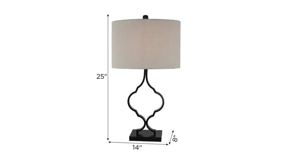 Metal Table Lamp Dimensions