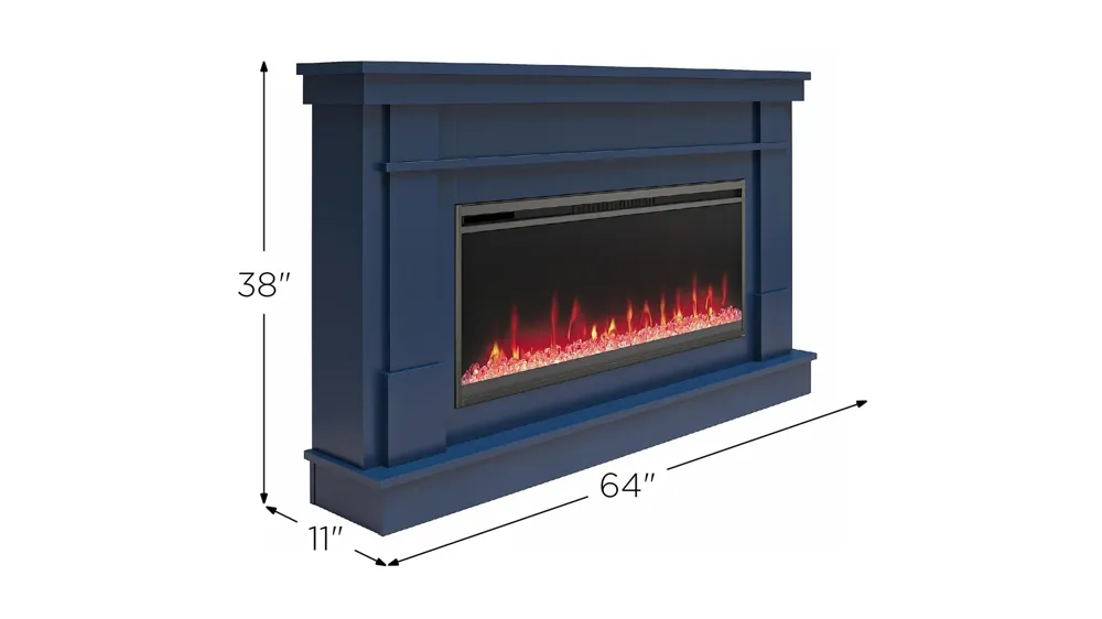 Montvale Electric Fireplace Dimensions