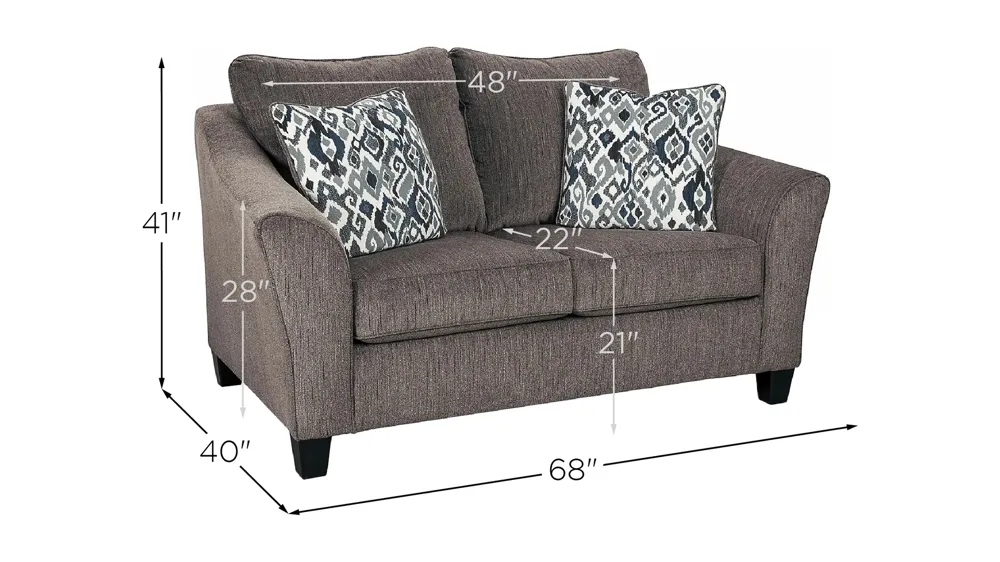 Sanderson Loveseat Dimensions