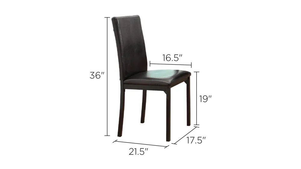 Paseo Side Chair Dimensions
