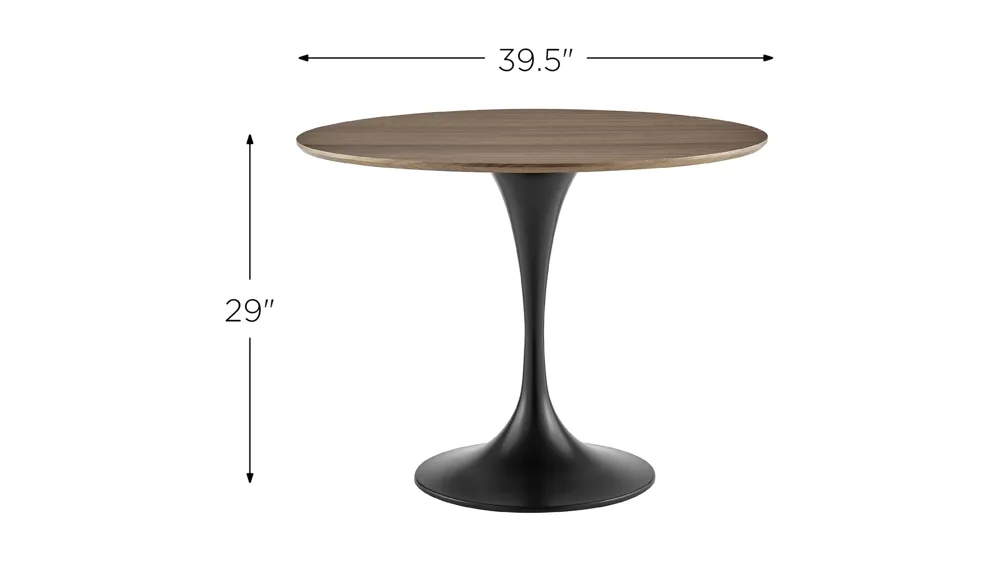 Astrid 40" Round Table Dimensions