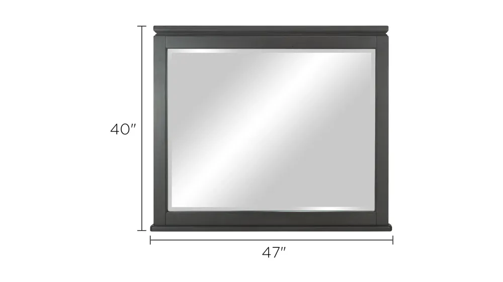 Drayton Bedroom Dresser Mirror Dimensions