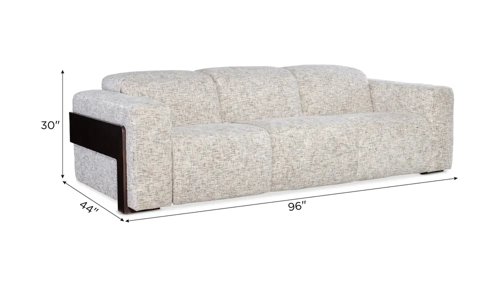 Atlas Power Sofa with Power Headrest Dimensions