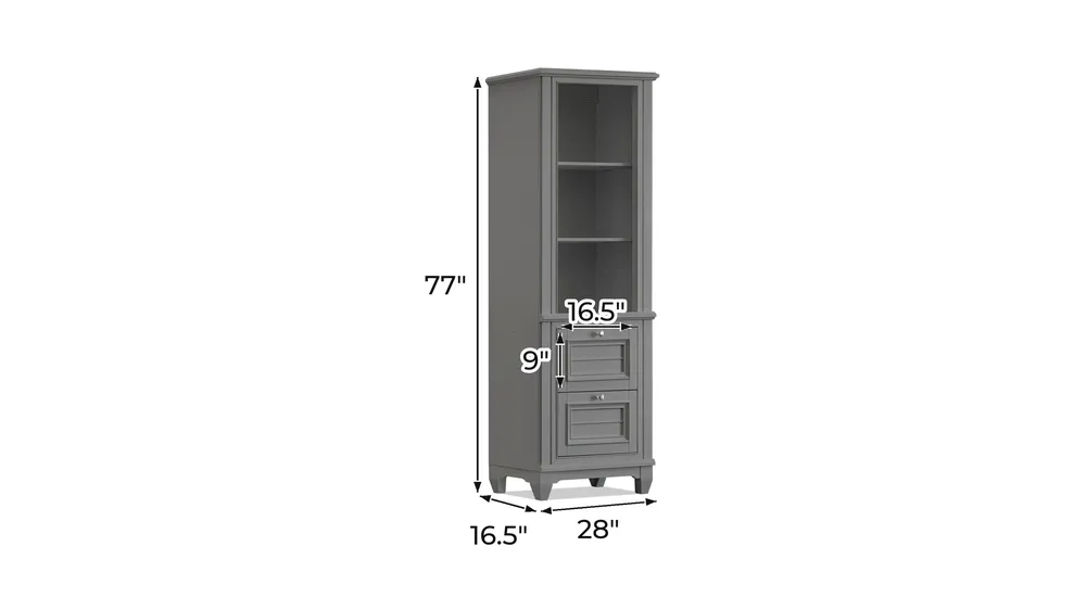 Cape Town Pier Bookcase Dimensions