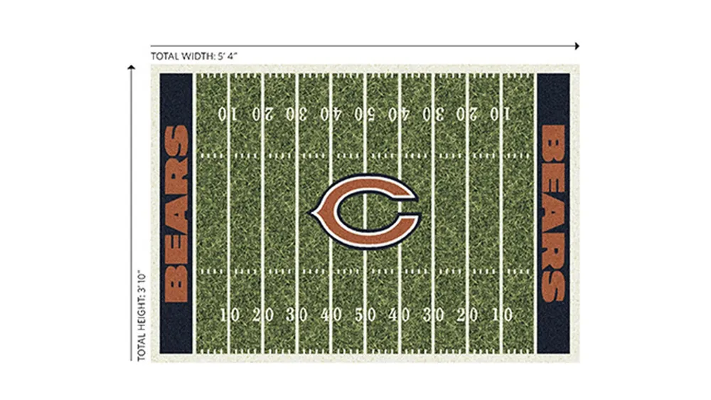 NFL Homefield Rug Dimensions