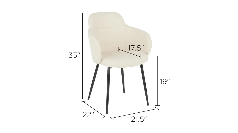 Boyne Dining Chair Dimensions