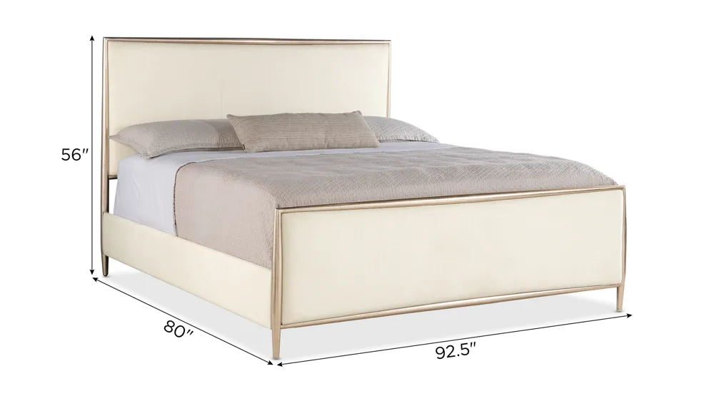 Westwood Upholstered Metal Bed Dimensions