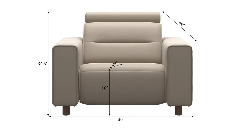 Emily 2-pc. Power Recliner Dimensions