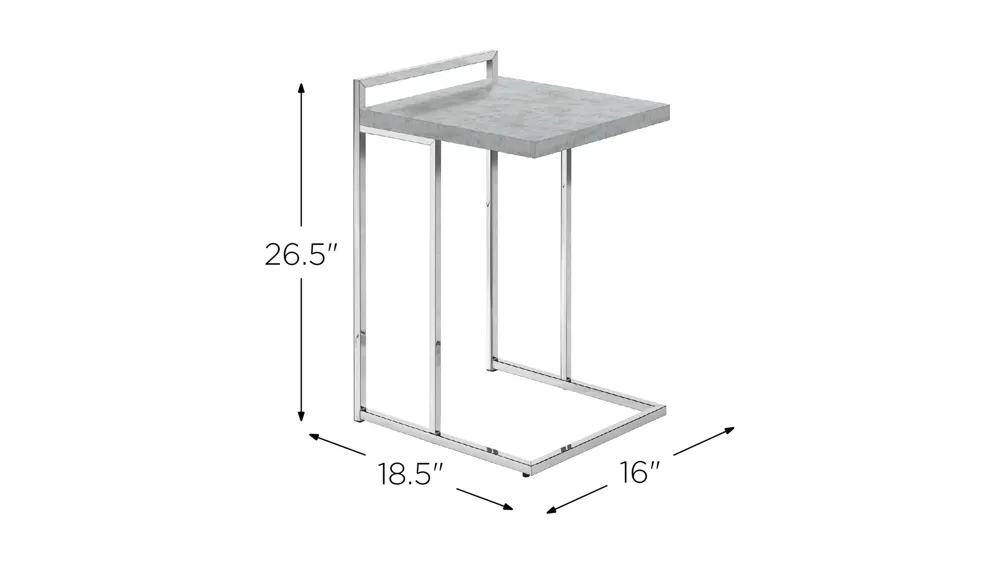 Bain End Table Dimensions