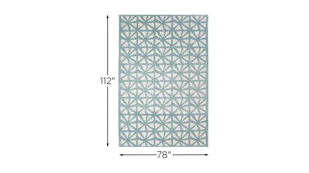 Carmel Tonga Tile Indoor/Outdoor Rug Dimensions