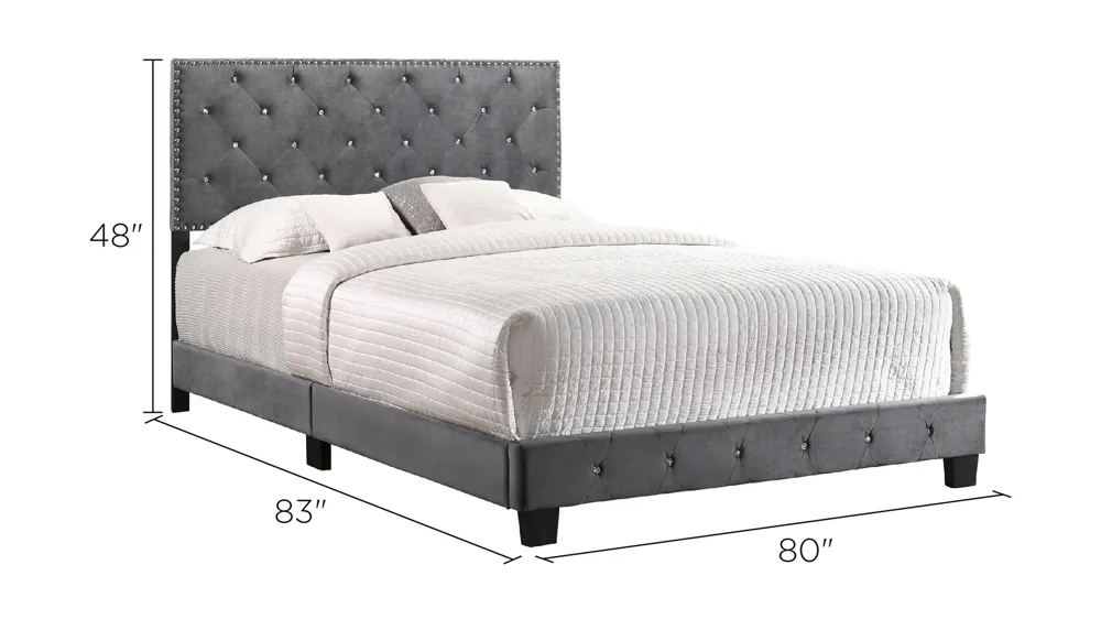 Suffolk Upholstered Panel Bed Dimensions