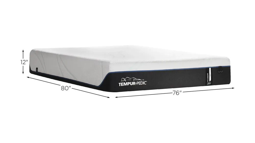 Tempur-Pedic TEMPUR-ProAdapt Soft Memory Foam Mattress Dimensions