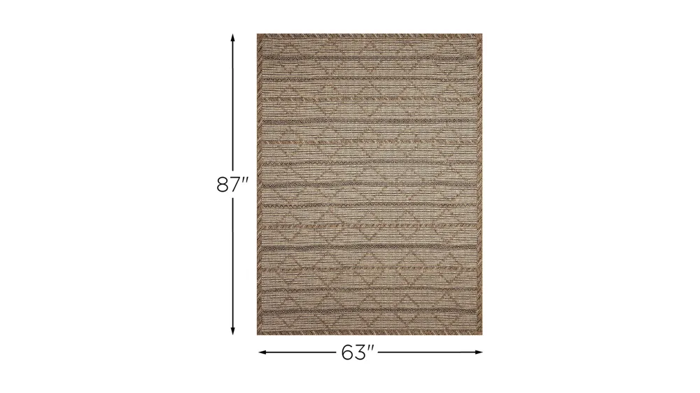 Monterey Delicate Diamond Indoor/Outdoor Rug Dimensions