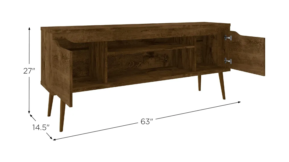 Bradley 62" TV Stand Dimensions
