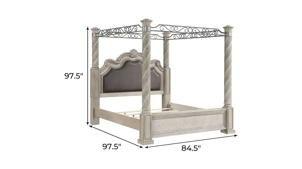 Coventry Panel Canopy Bed Dimensions