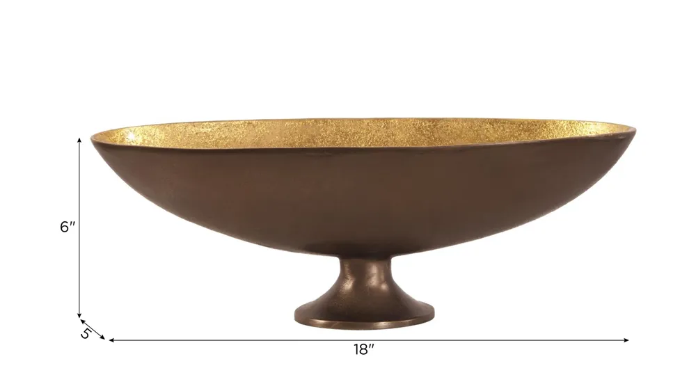 Rube Footed Bowl Dimensions
