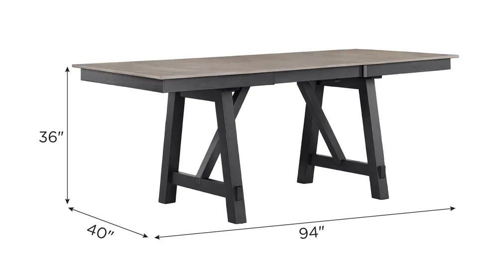 Vista Bay Counter-Height Table Dimensions