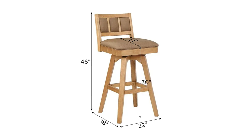 Logan's Edge Bar Stool Dimensions
