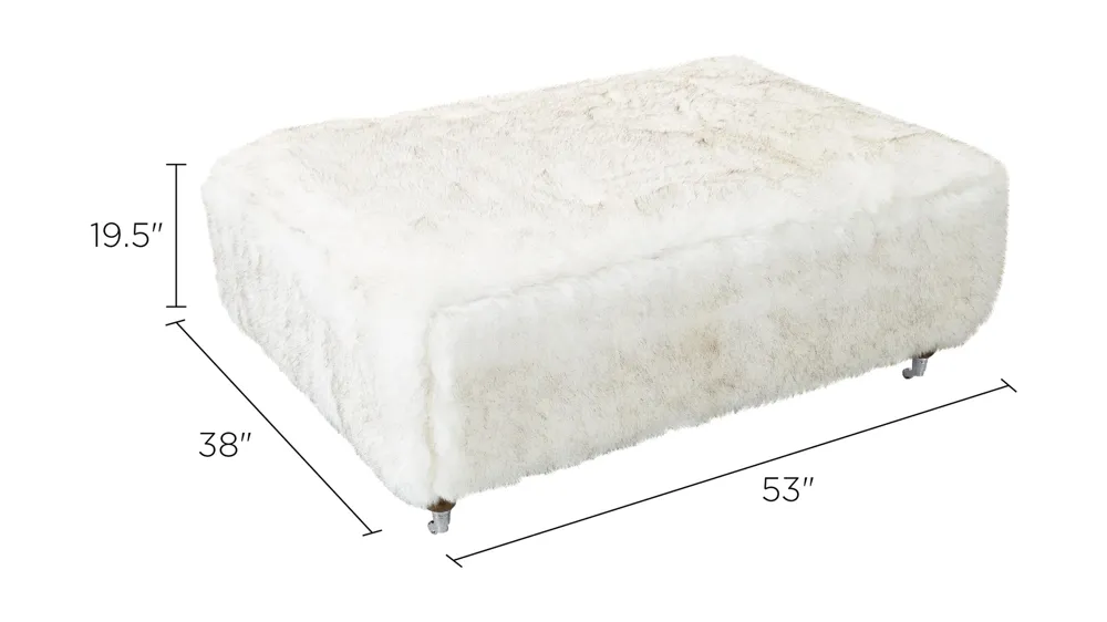 Duchess Cocktail Ottoman Dimensions