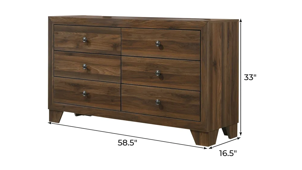 Millie Bedroom Dresser Dimensions