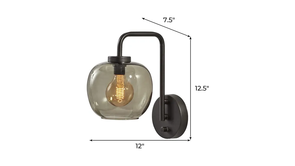 Ashton Wall Sconce Dimensions