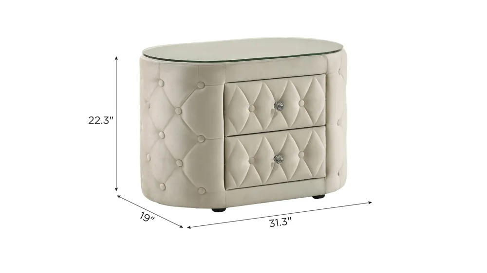 Voltare Nightstand Dimensions