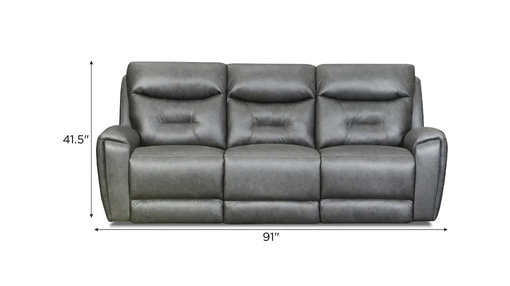 Bryson Zero Gravity Triple Power Sofa Dimensions