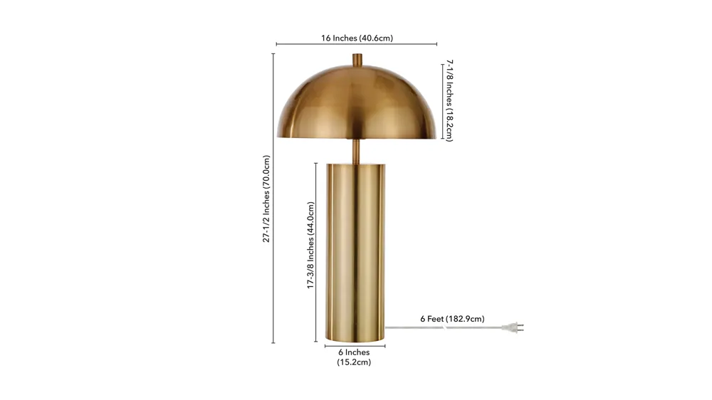 Vera Table Lamp Dimensions