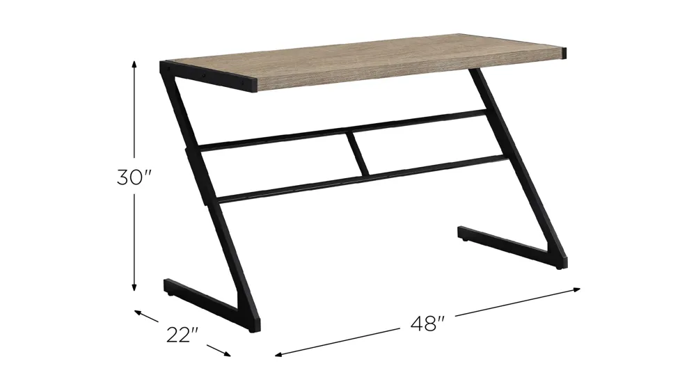 Tate Computer Desk Dimensions
