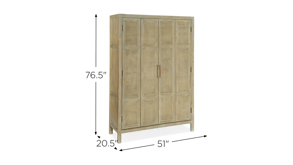 Surfrider Bar Cabinet Dimensions
