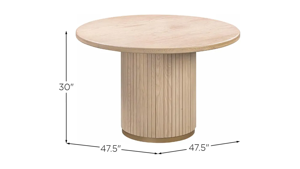 Chelsea Round Dining Table Dimensions