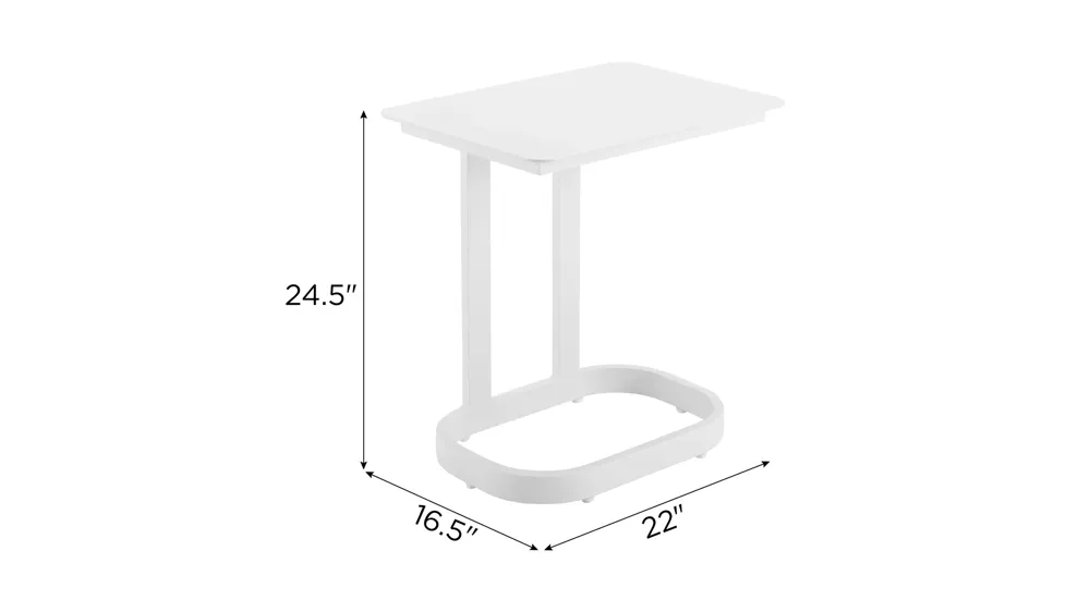 Friss Outdoor End Table Dimensions