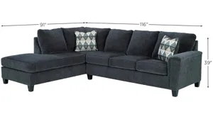 Abinger 2-pc. Sleeper Sectional with Chaise